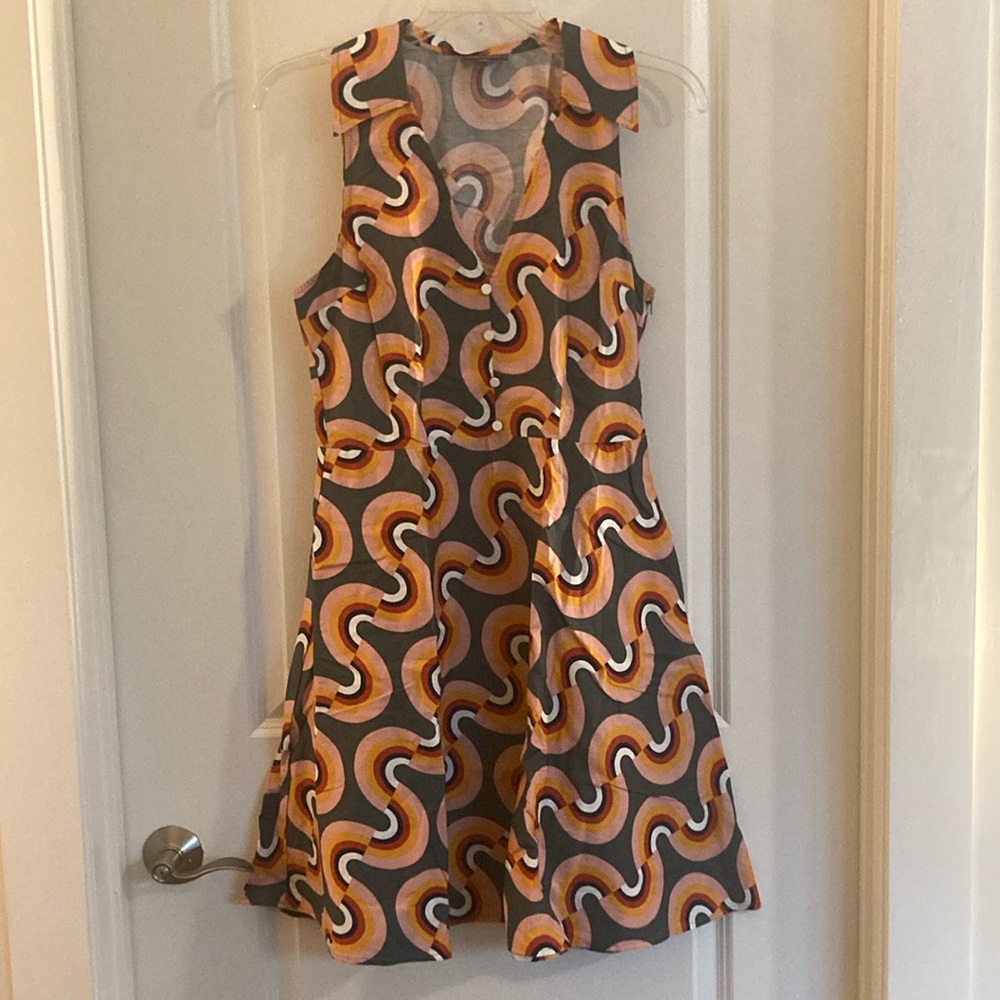 Fun Retro Rainbow Dress